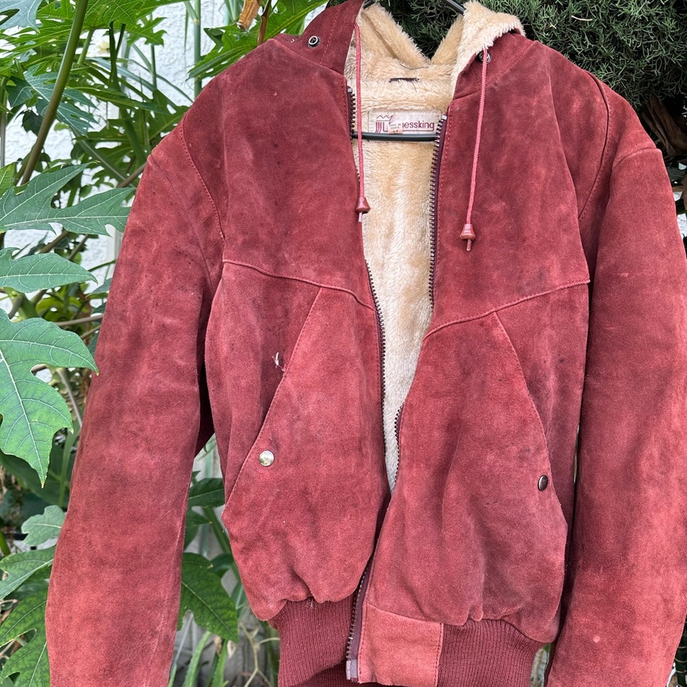 Suede Jacket Medium - image 3